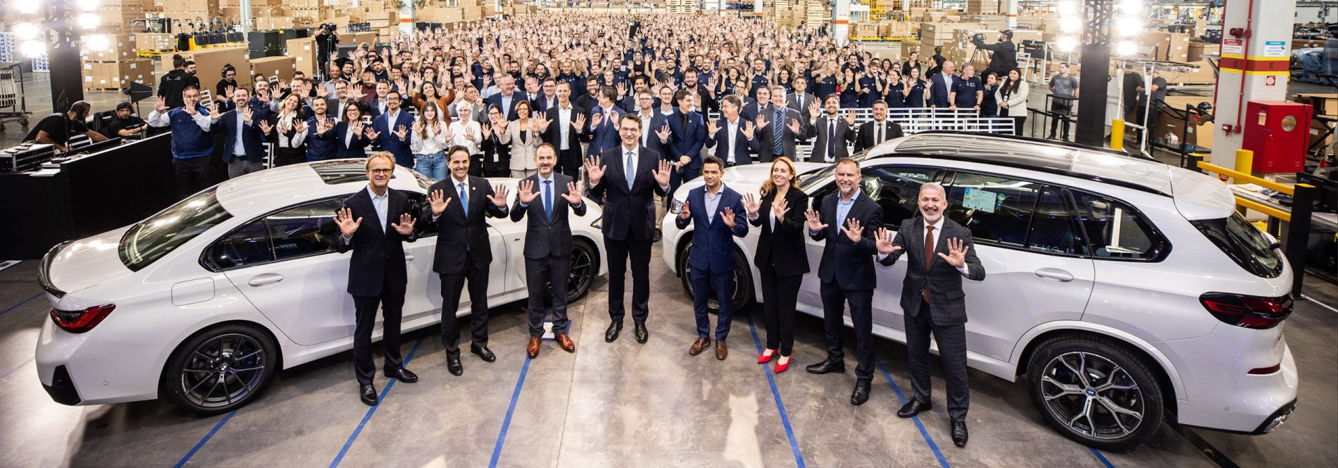 Celebrations at the Araquari plant to mark the plant's 10th anniversary