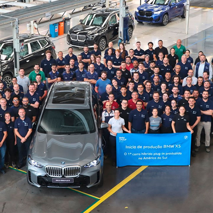  Comemorações na fábrica de Araquari marcam o início da produção do BMW X5 PHEV no Brasil