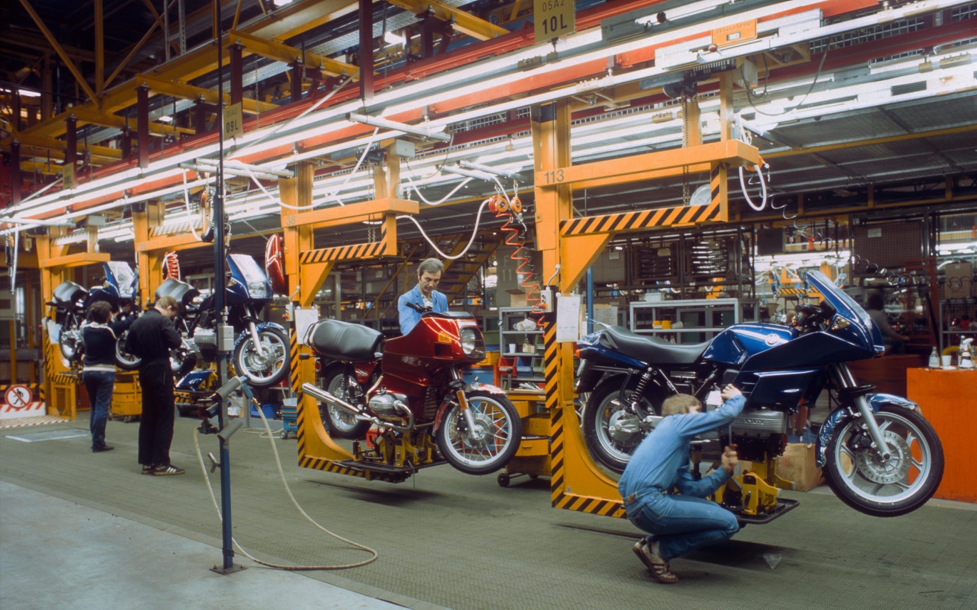 Assembly of BMW motorcycles