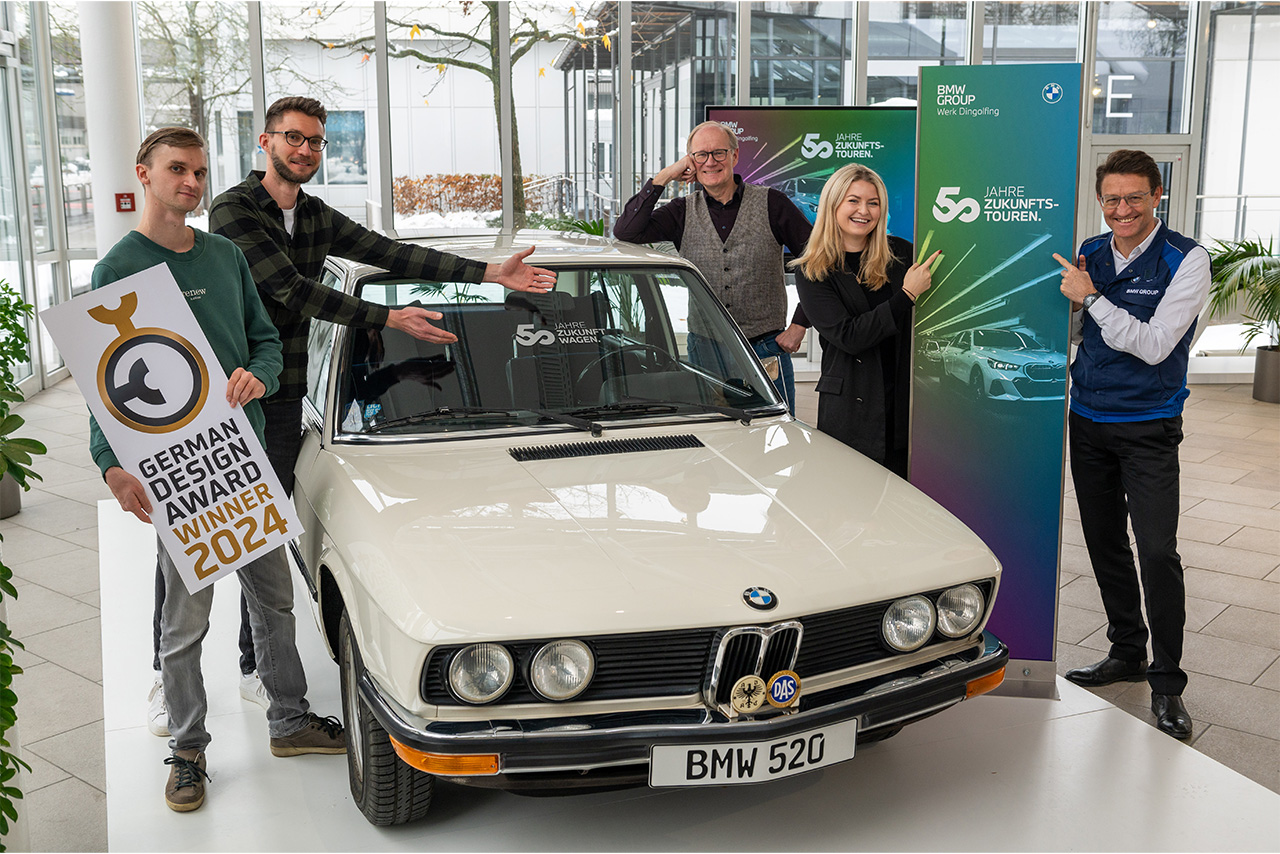 German Design Award 2024 für das Design von 50 Jahre BMW Produktion in Dingolfing