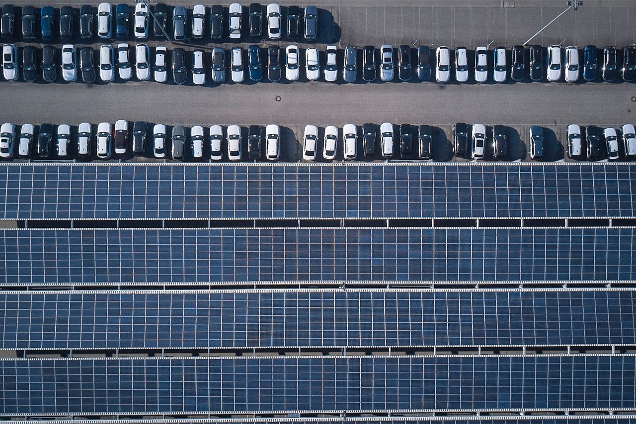 PV-Strom direkt vom Werksdach.