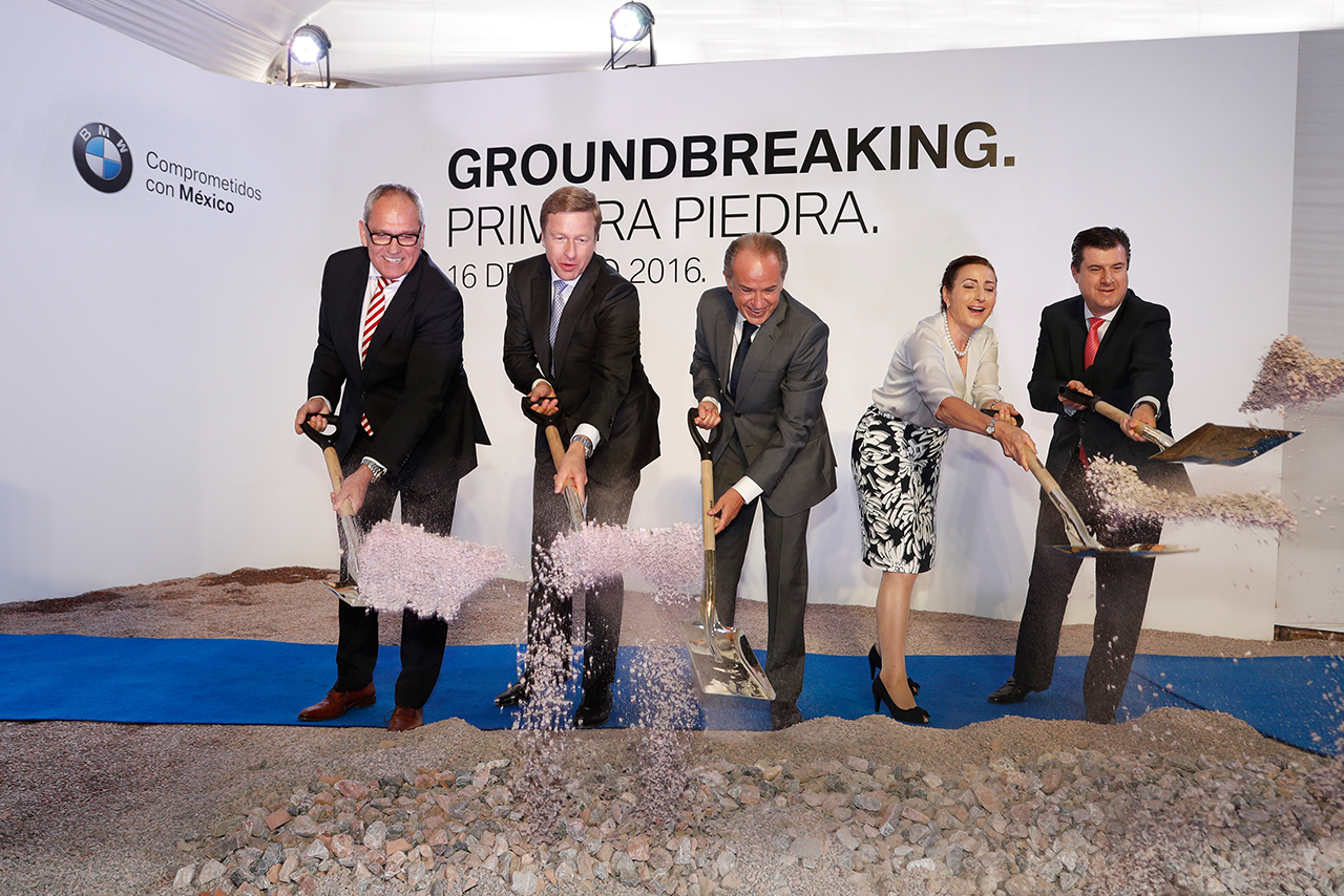 BMW Group celebra el inicio de las obras de su nueva planta en México.