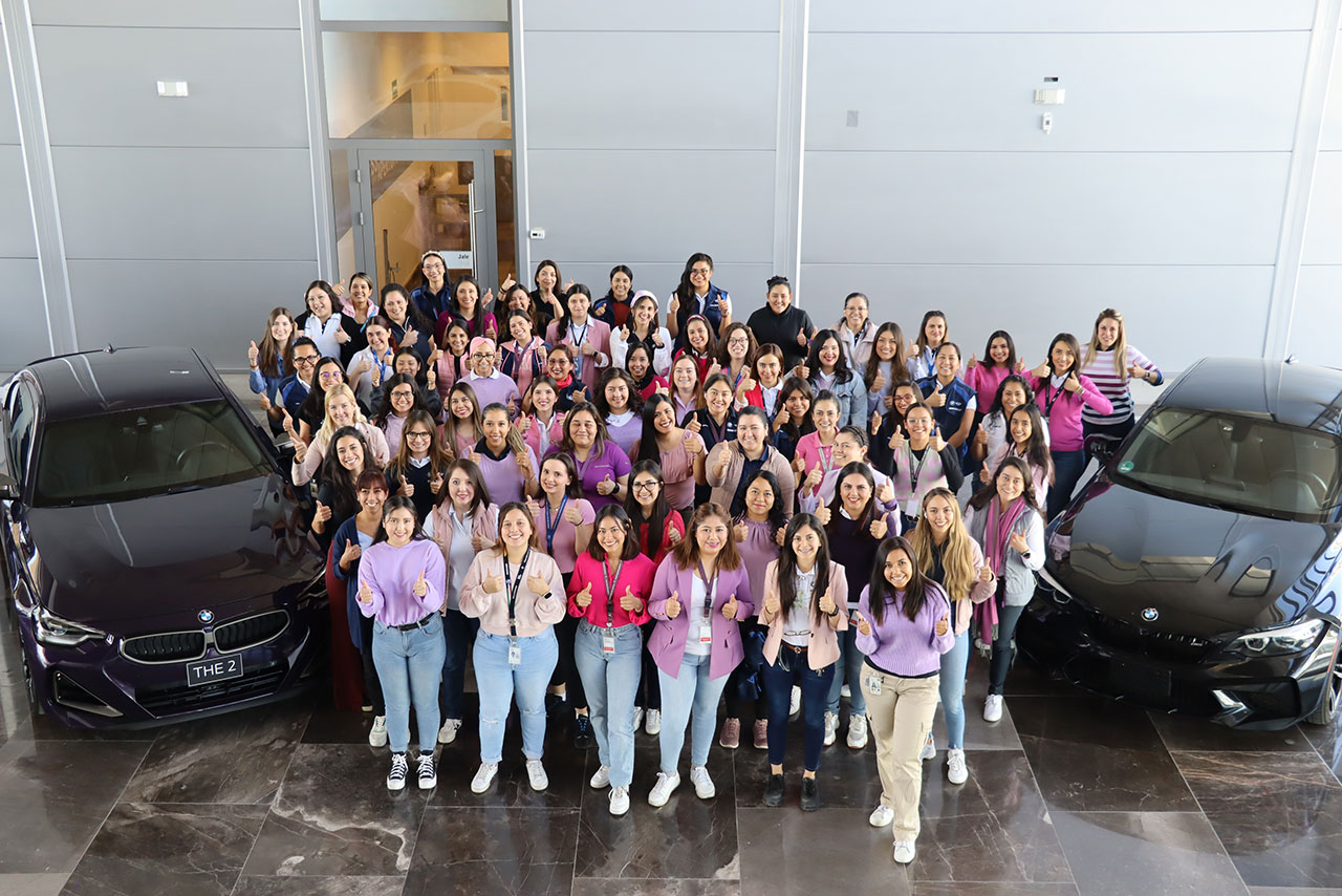 BMW Group Planta San Luis Potosí reaffirms its commitment to promoting female talent in the automotive industry.