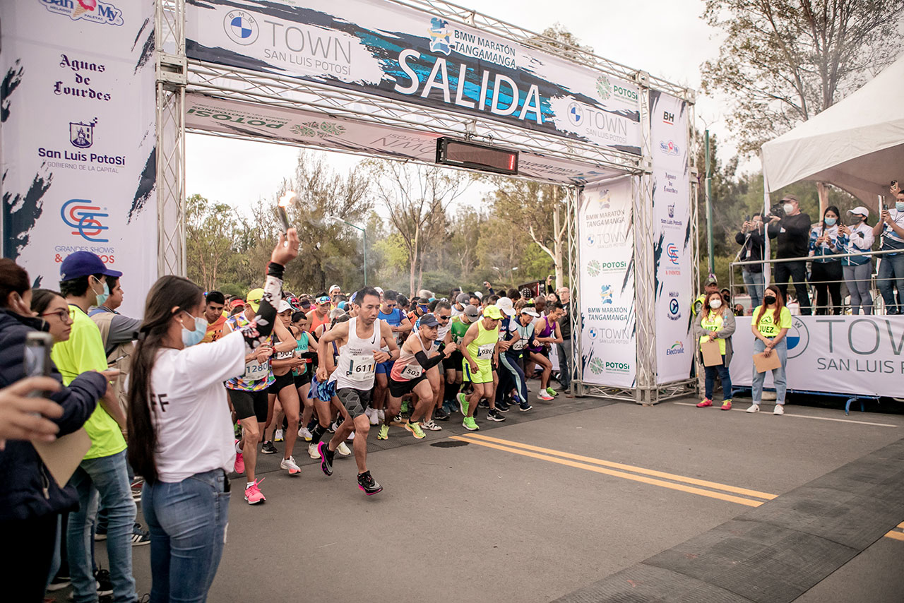 Presentan el “BMW Maratón Internacional Tangamanga 2023”, el evento deportivo anual más importante de San Luis Potosí.
