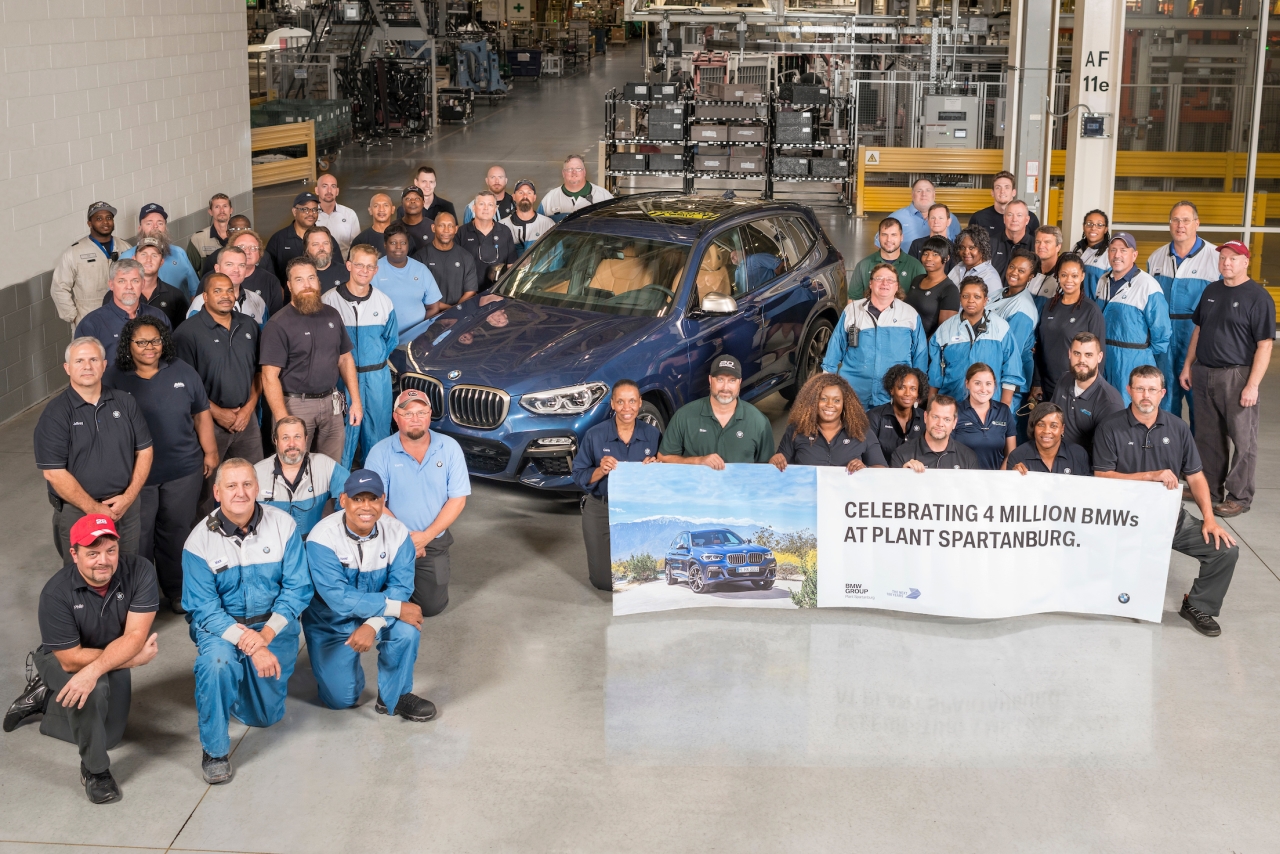 Production Milestone: BMW Manufacturing Produces Its 4 Millionth Vehicle.
