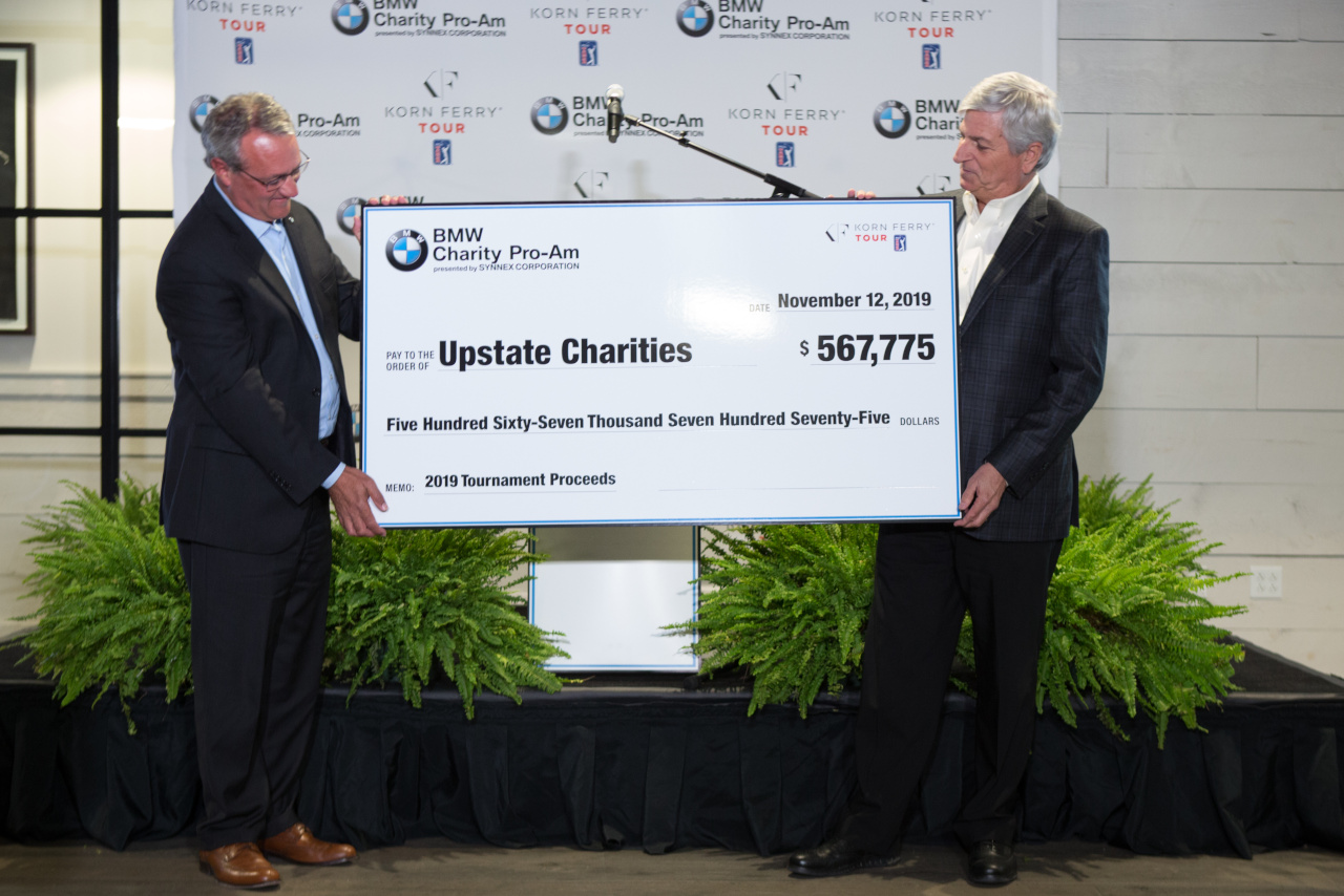 BMW Charity Pro-Am Awards Funds to Upstate Charities for 2019. 