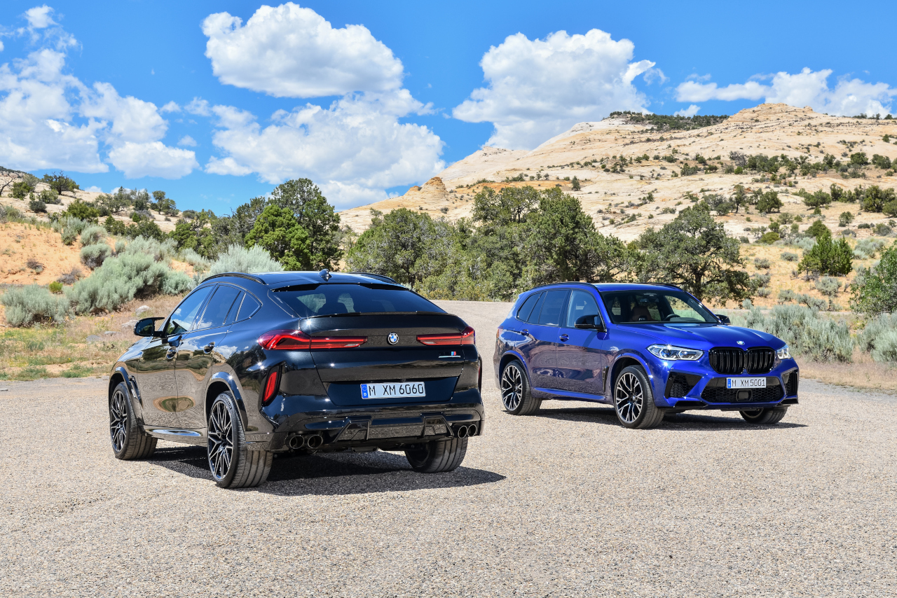 The new 2020 BMW X5 M and X6 M. 