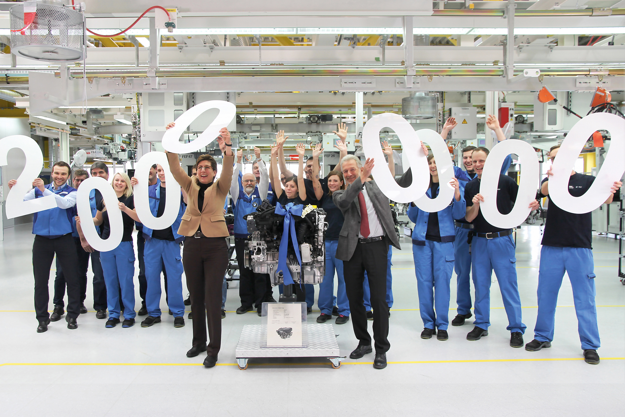 20 MILLIONEN MOTOREN AUS DEM BMW GROUP WERK STEYR .