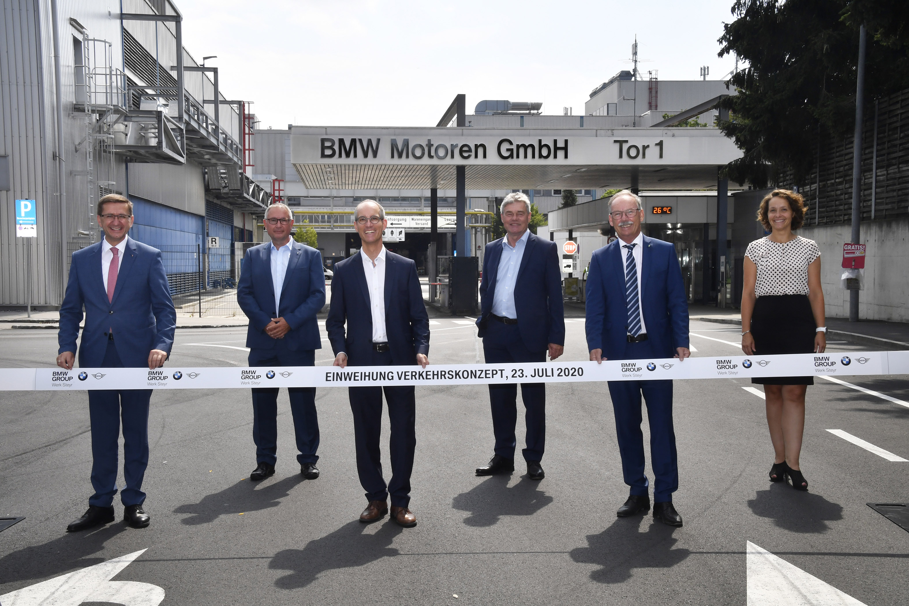 BMW Group Werk Steyr eröffnet neues Verkehrskonzept.