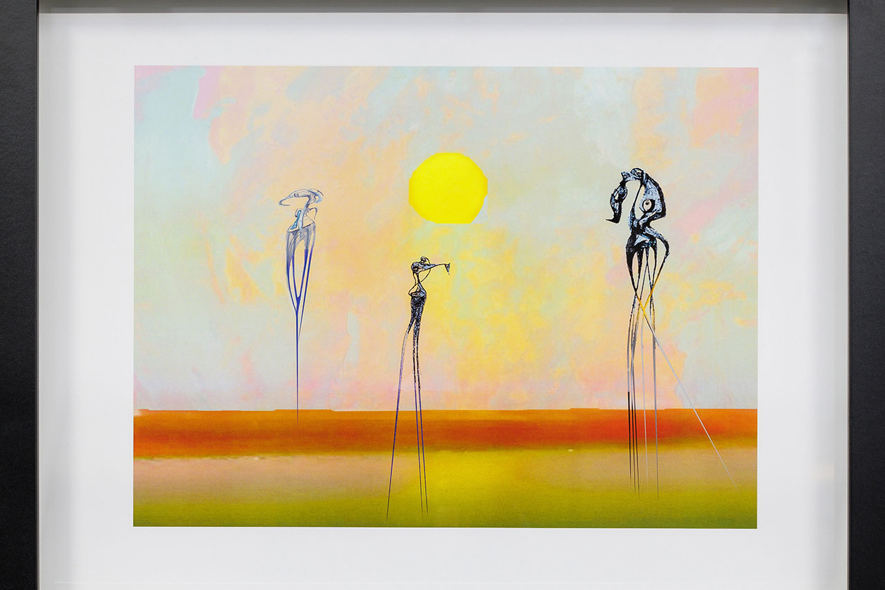 Surrealist painting by Salvador Dali