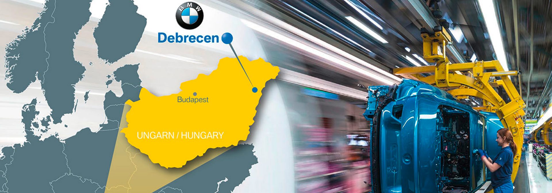 Location of the BMW Plant debrecen