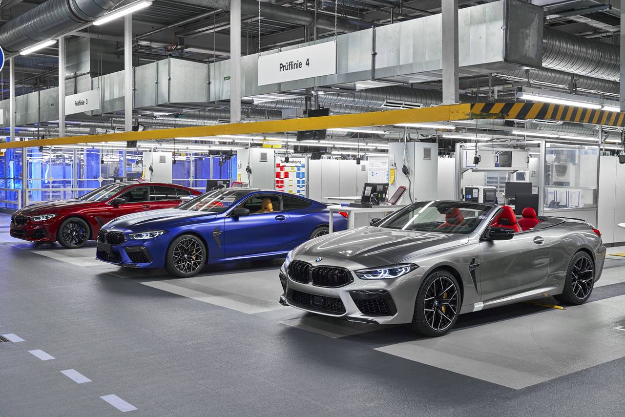  Das neue BMW 8er Gran Coupé sowie das neue BMW M8 Competition Coupé und Cabriolet laufen im BMW Group Werk Dingolfing vom Band 