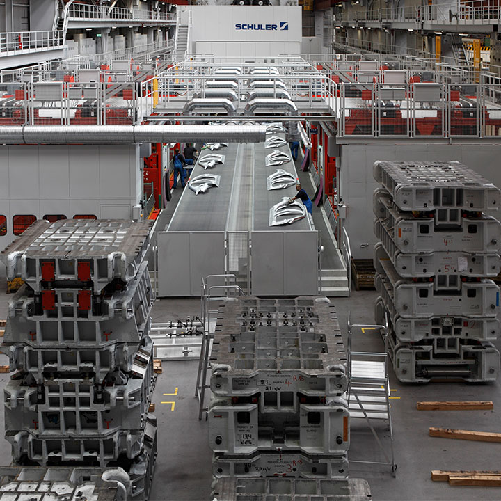 Interior of a BMW Production hall