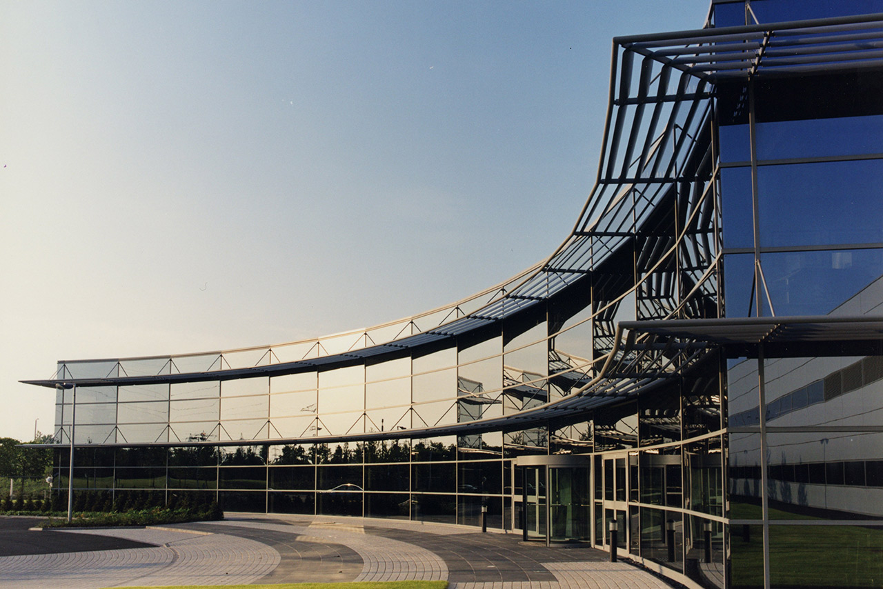 Exterior view of the BMW Group plant in Hams Hall