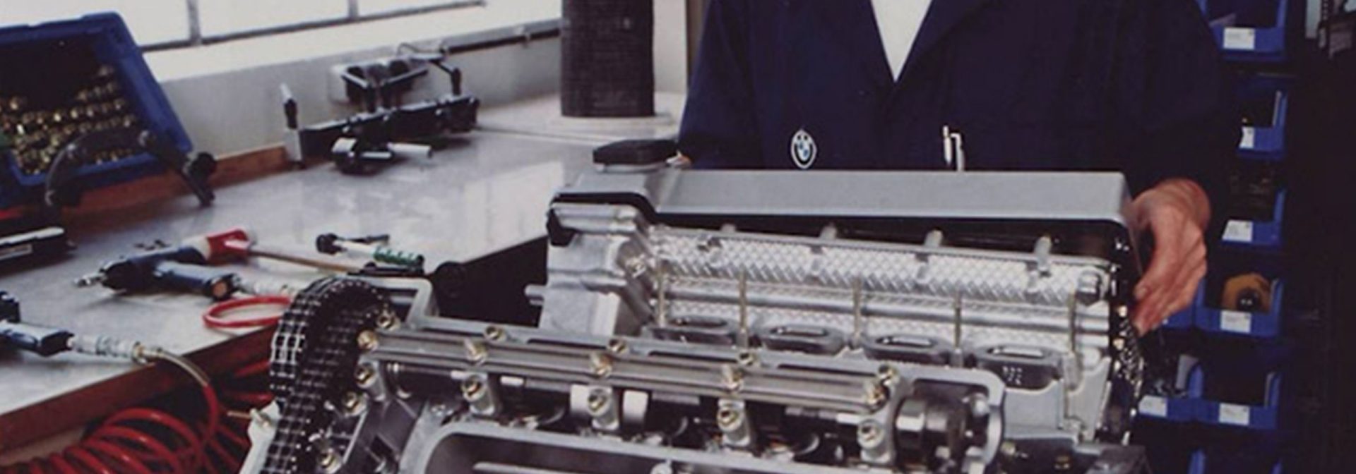 Motor wird hergestellt