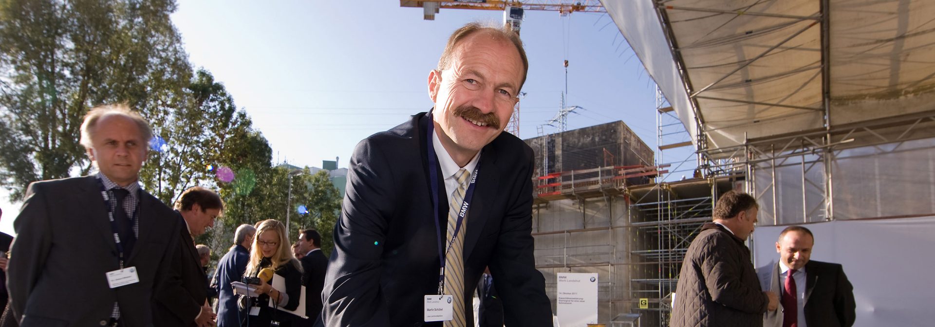 Grundsteinlegung für die neue Schmelzerei