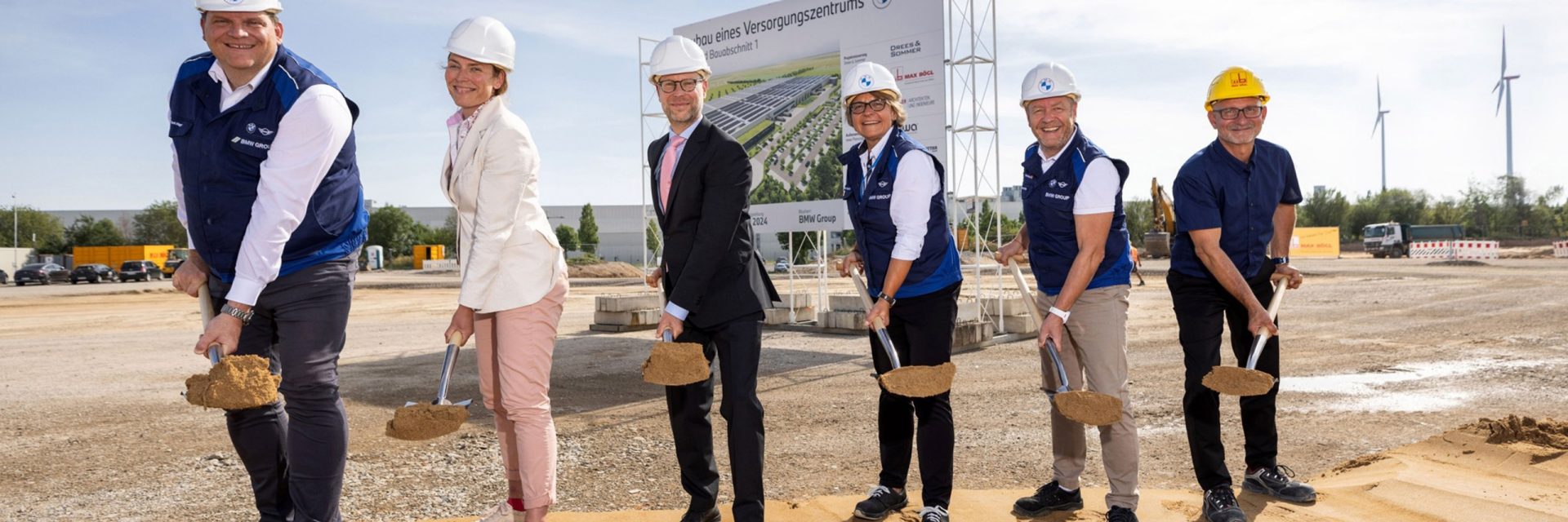 BMW Group baut Logistikzentrum für Hochvoltbatterien im Leipziger Norden