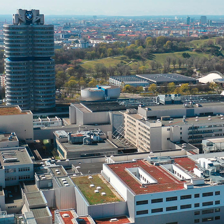 Luftaufnahme BMW Werk München