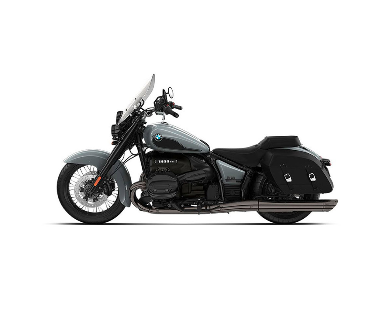 Black and grey BMW R 18 classic