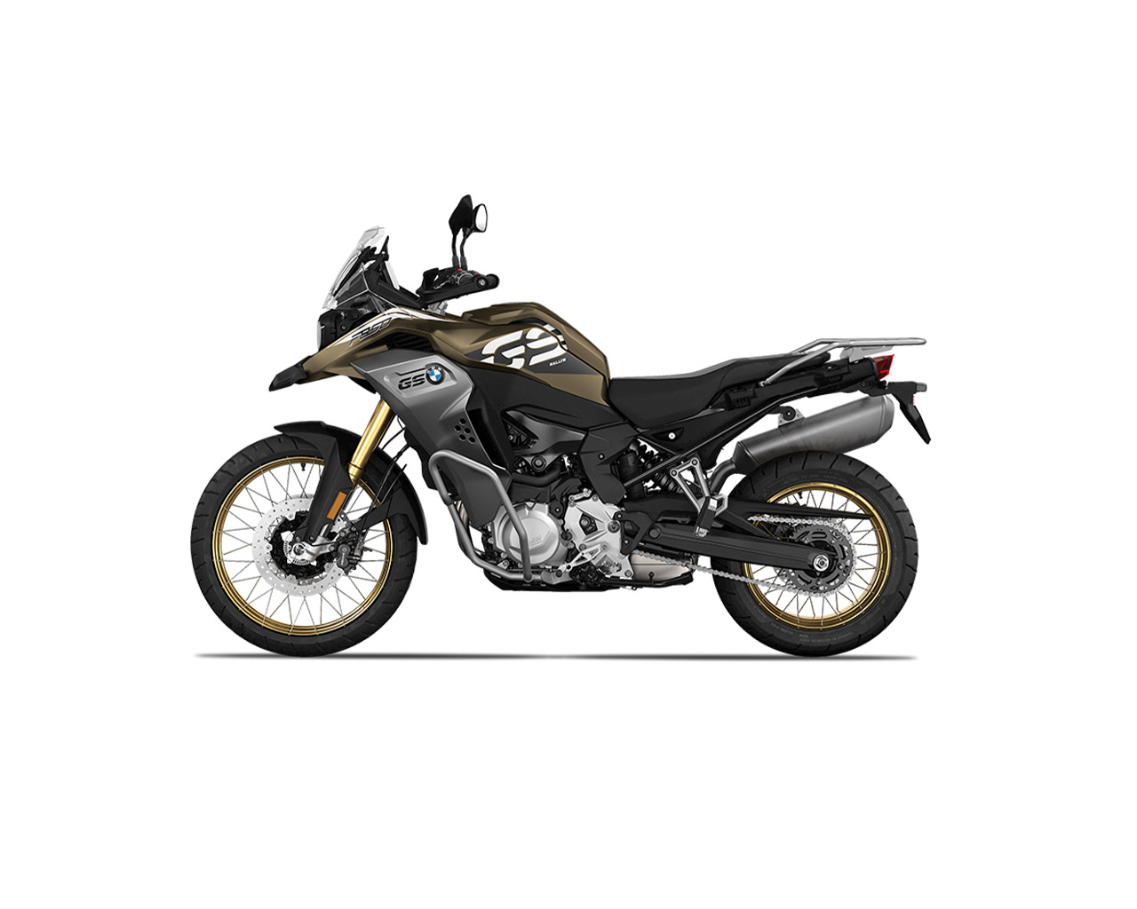 Brown and grey BMW F 850 GS Adventure