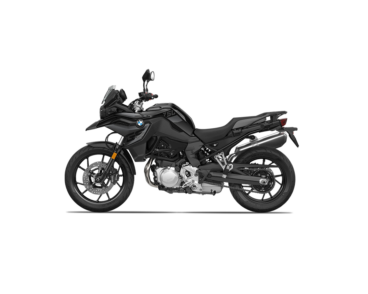 black BMW F 750 GS