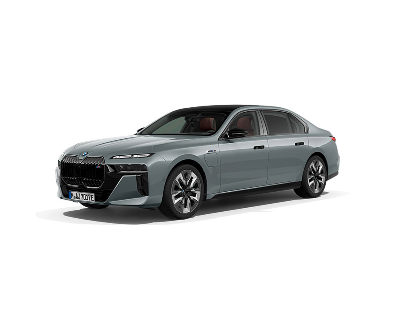 Dark grey BMW 7 Series