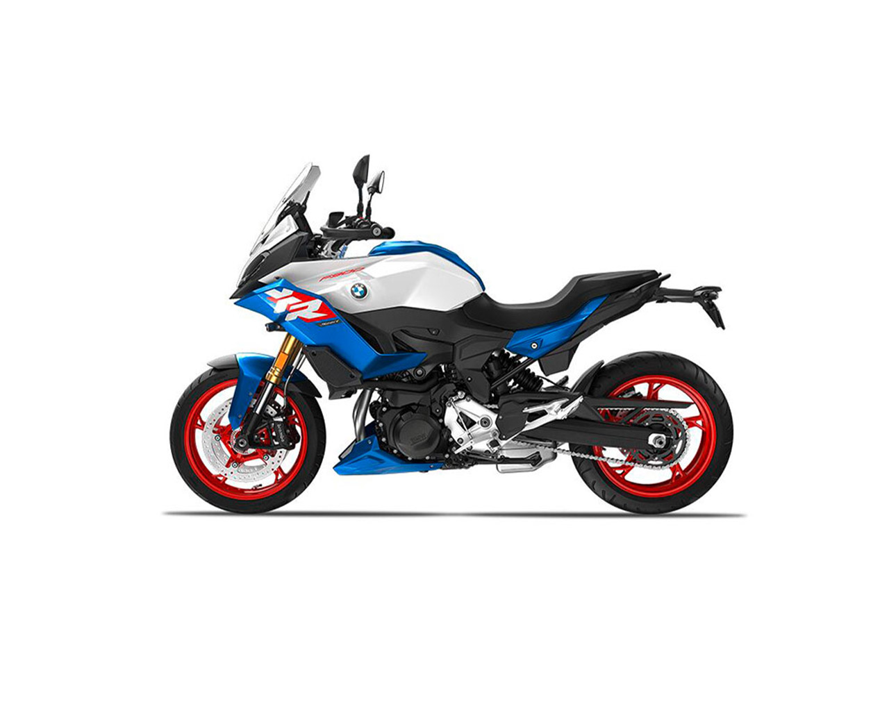 Blue and black BMW F 900 XR