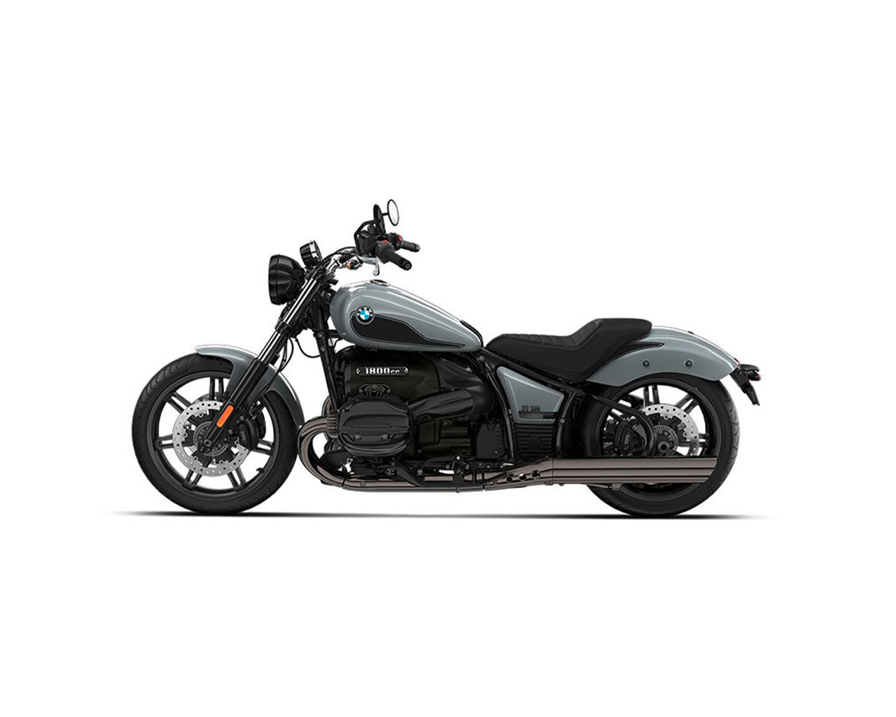 Grey and black BMW R 18