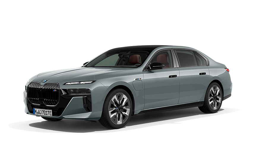 Dark grey BMW 7 Series