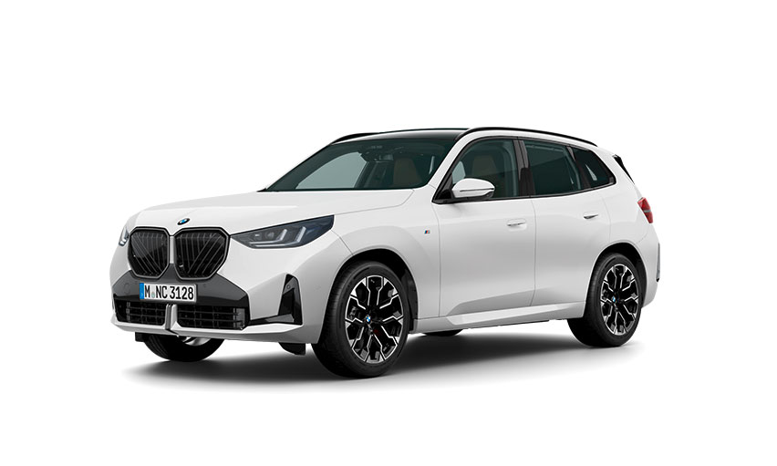 White BMW X3
