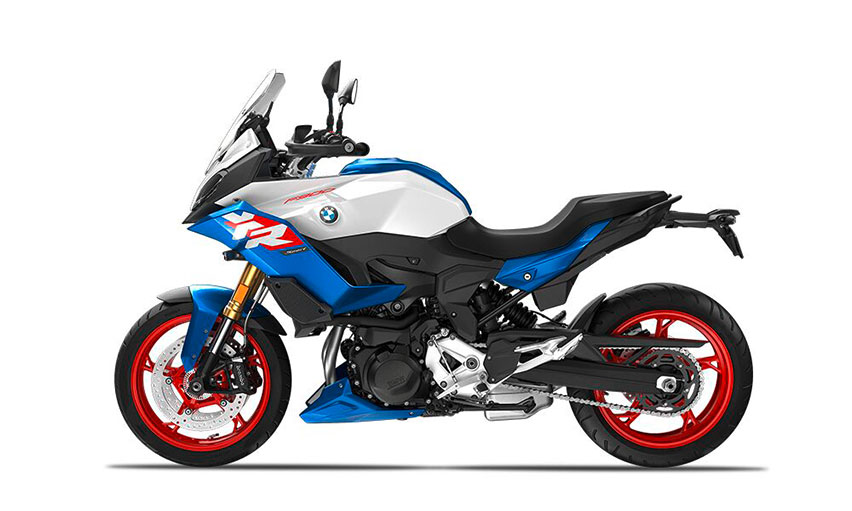 Blue and black BMW F 900 XR