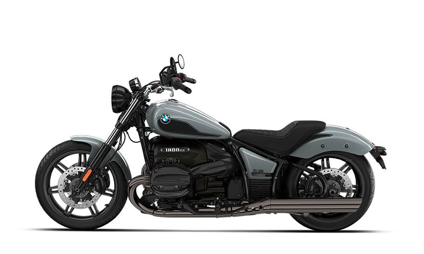 Grey and black BMW R 18