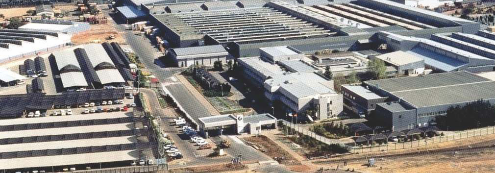  Aerial view of the upgraded BMW Plant Rosslyn