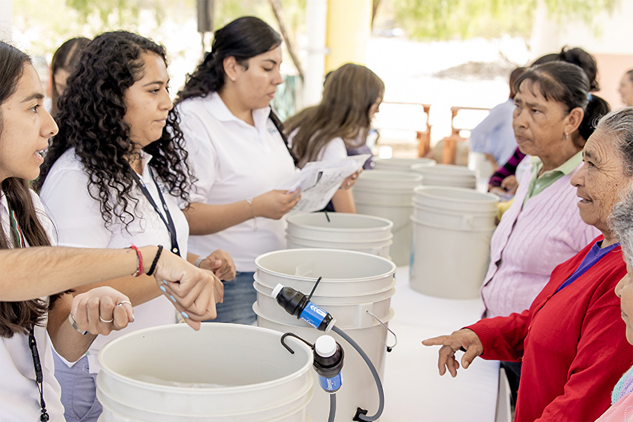 A group of women at a Social Responsibility event.