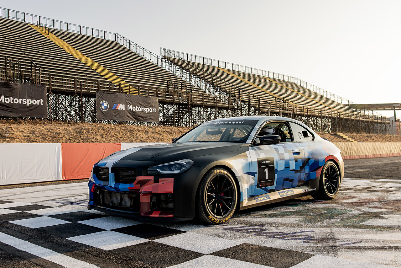 BMW M2 on the racetrack