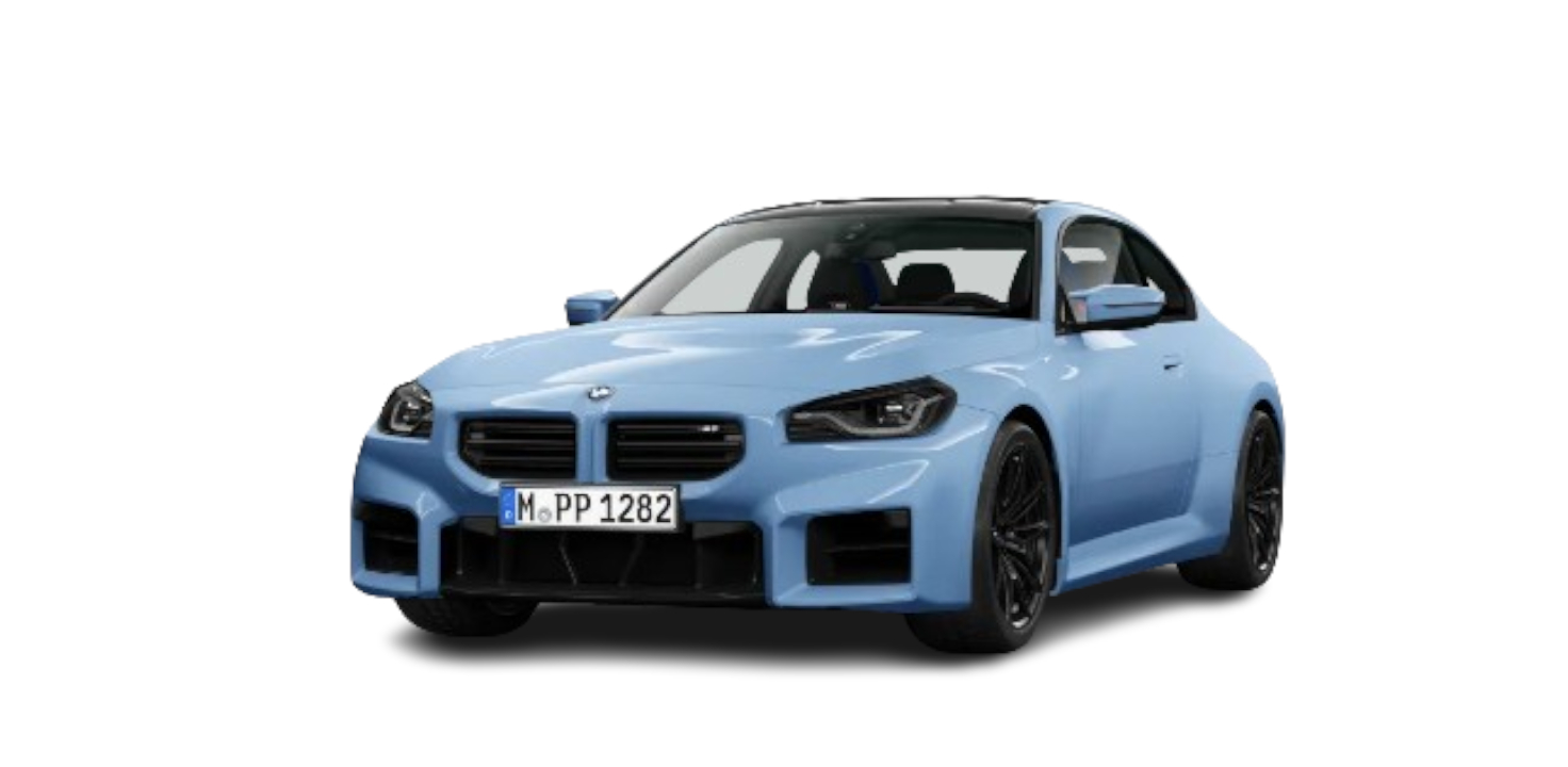 2nd generation BMW M2 in light blue