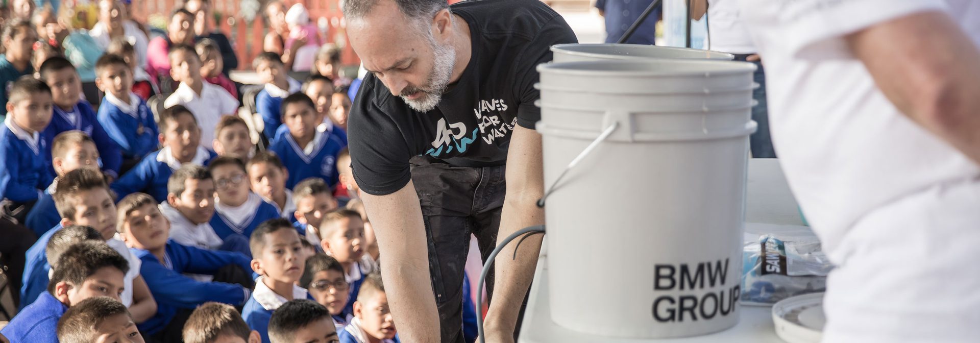 Donation of drinking water