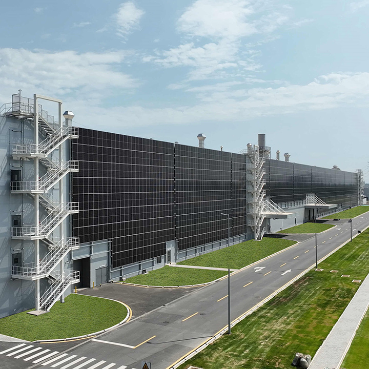 Aerial view of the BMW Group plant in Shenyang.