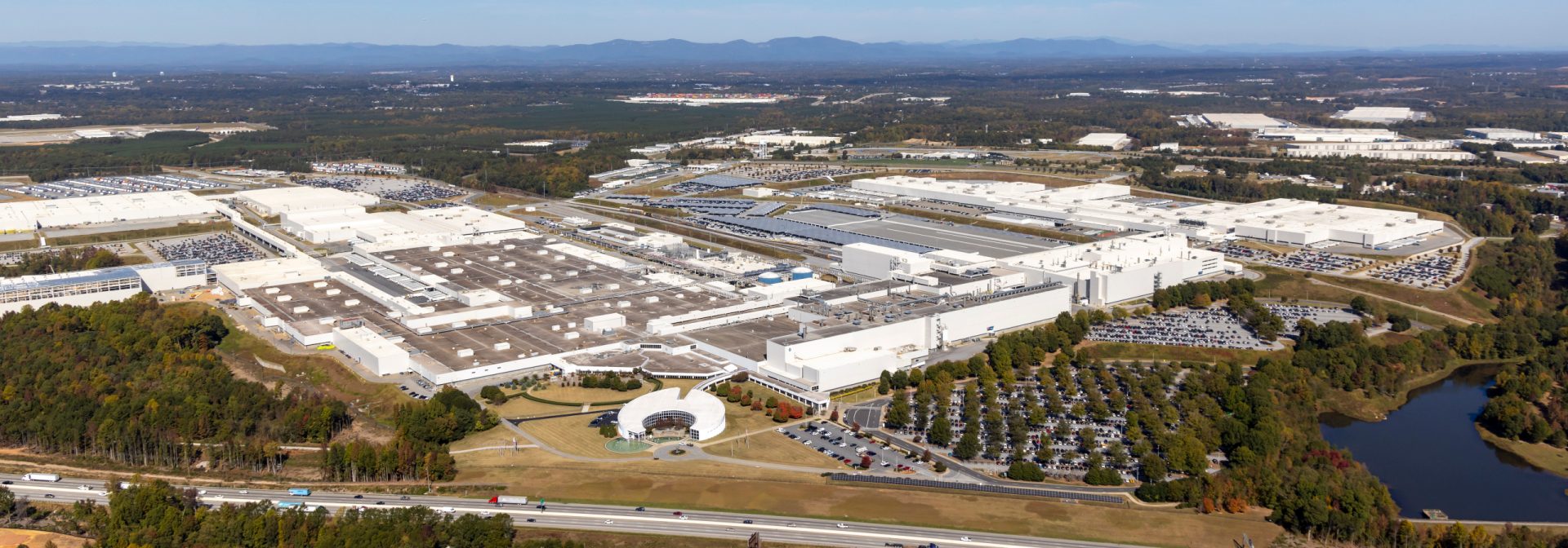 BMW Group Plant Spartanburg from a bird's eye view