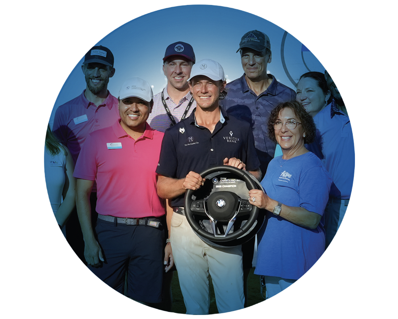 Charity Logos and pictures of people