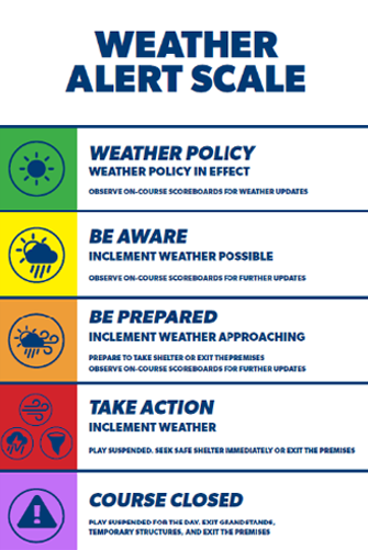 Inclement Weather advisory;.