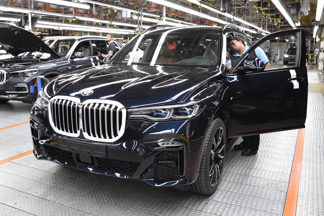 All-New BMW X7  at final inspection on the Plant Spartanburg Assembly line. 