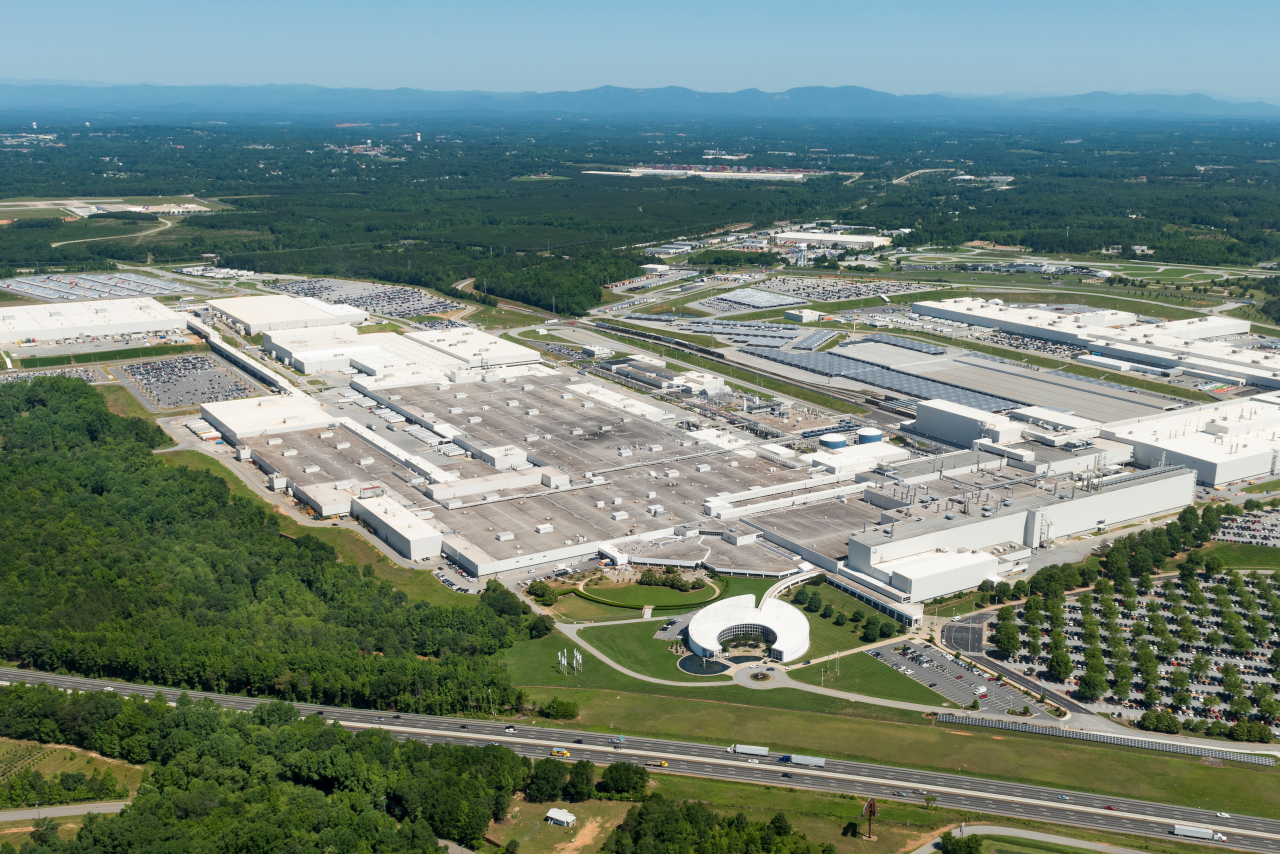 Aerials of factory on 6/4/18 - File: 060318GR56