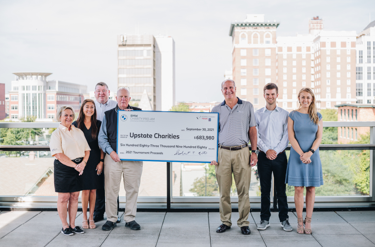 South Carolina Charities board members and BMW Charity Pro-Am staff are pleased to award $683,980 to 2021 tournament charity beneficiaries.