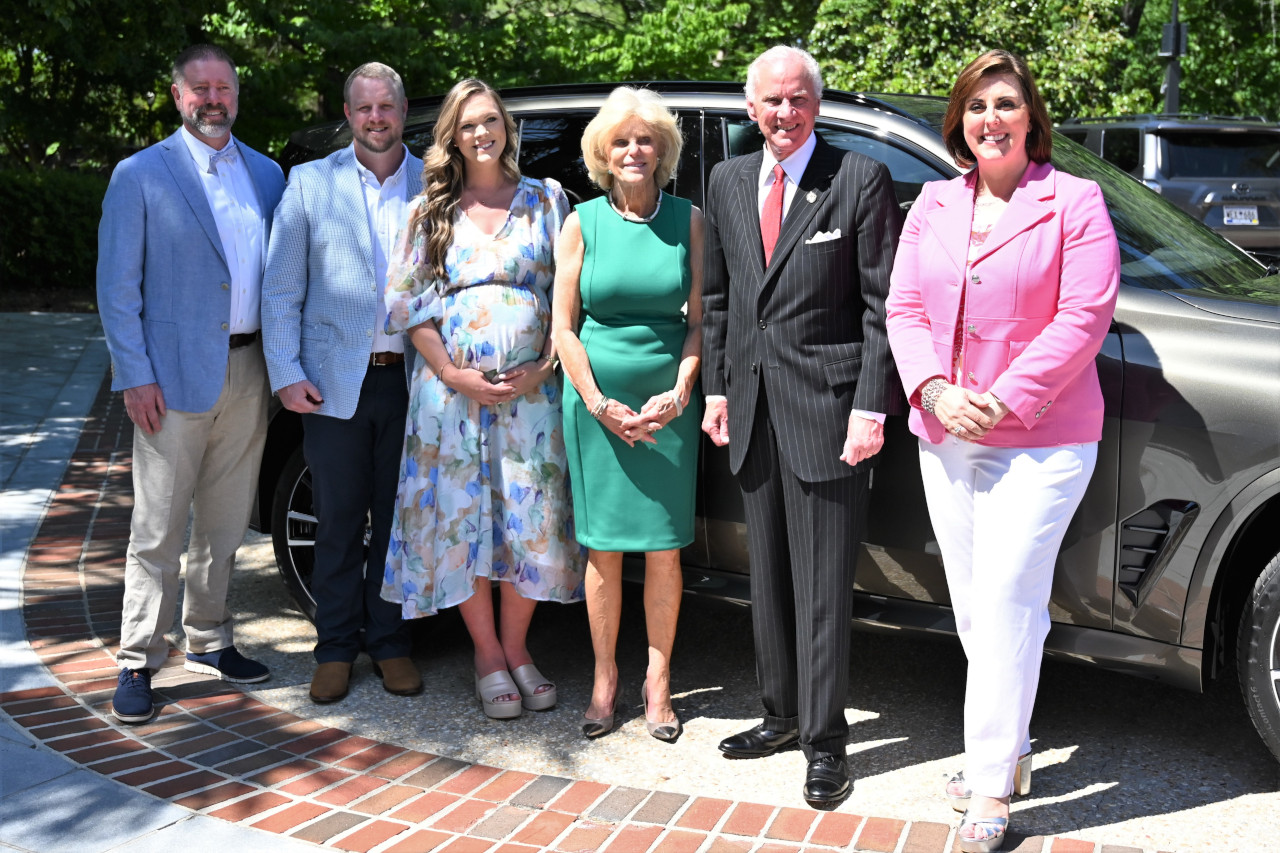 BMW Manufacturing Presents SC Teacher of the Year With  New BMW X5.