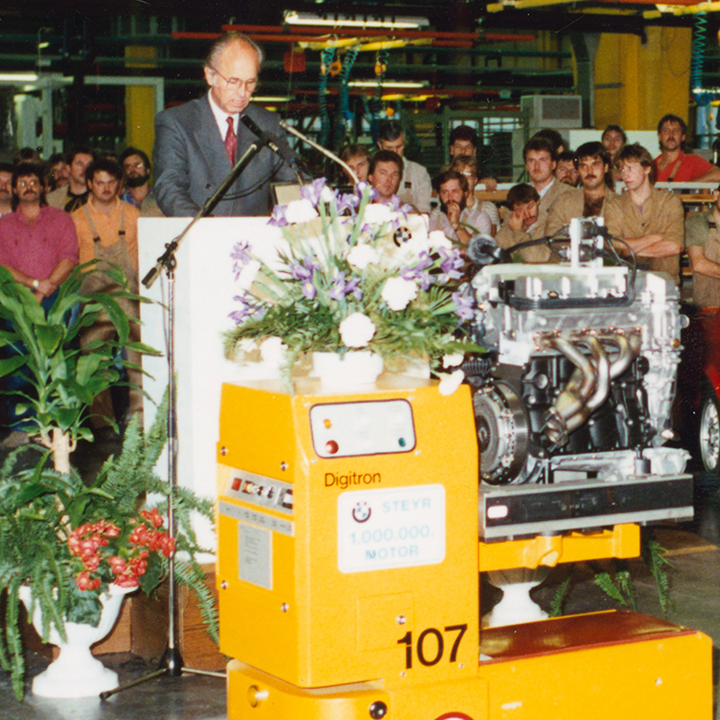 Feier zum einmillionsten produzierten Motor im BMW Group Werk Steyr.