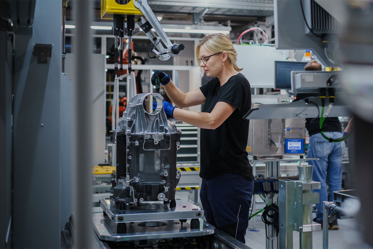 Produktion Elektromotoren