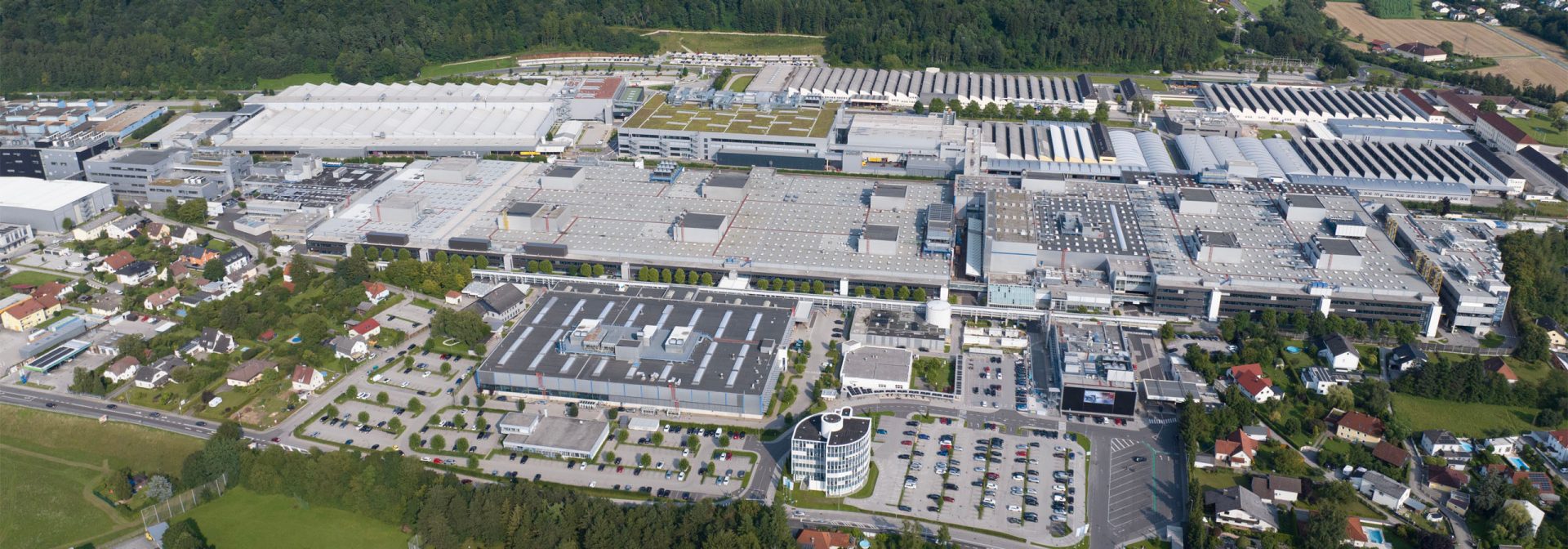 BMW Group Plant Steyr from a bird's eye view
