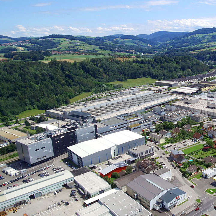 BMW plant Steyr aerial view