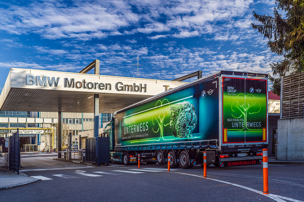 BMW Group Werk Steyr setzt auch in der Logistik auf nachhaltige Mobilität.